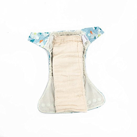 Premium Cotton Cloth Diapers — 12-PACK